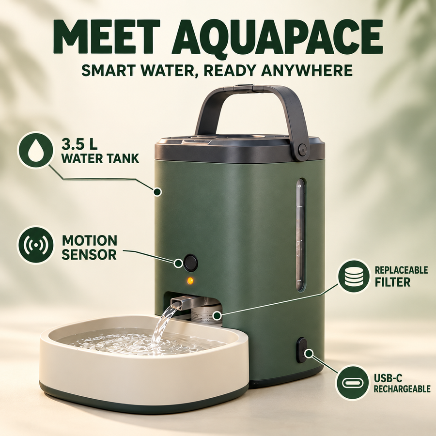 Zelvoripets™ AquaPace Smart Outdoor Water Station for Dogs