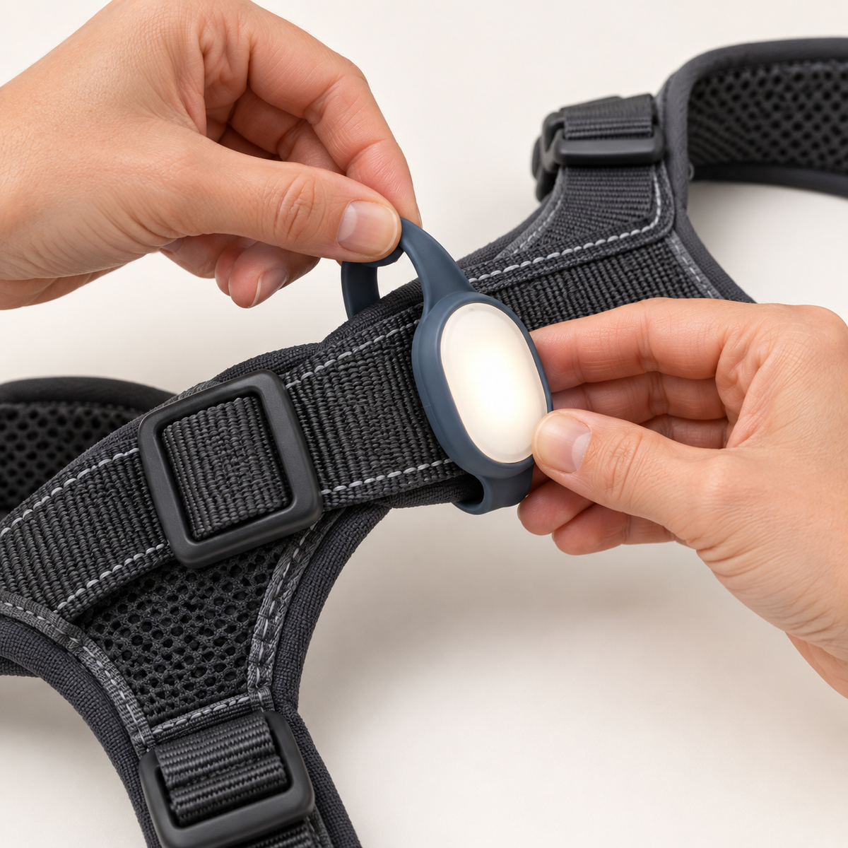 Zelvoripets™ TrailHalo™ Rechargeable LED Safety Clip for Dogs