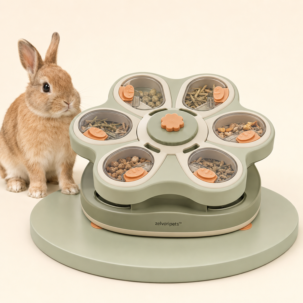 Zelvoripets™ PetalQuest Rotating Forage Puzzle