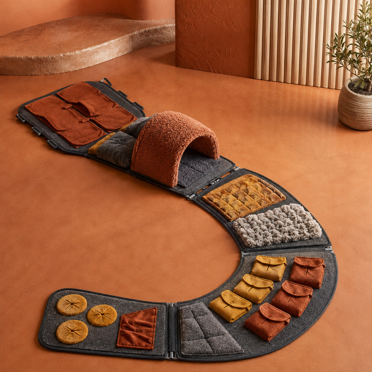 Zelvoripets™ NoseTrail Foldable Scent Runway for Ferrets