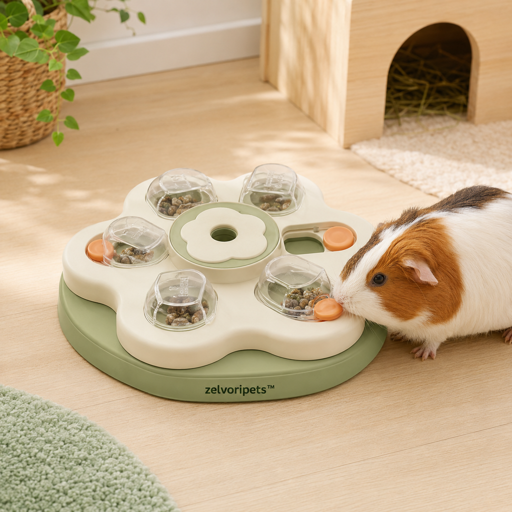 Zelvoripets™ PetalQuest Rotating Forage Puzzle