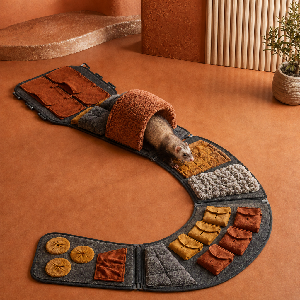Zelvoripets™ NoseTrail Foldable Scent Runway for Ferrets