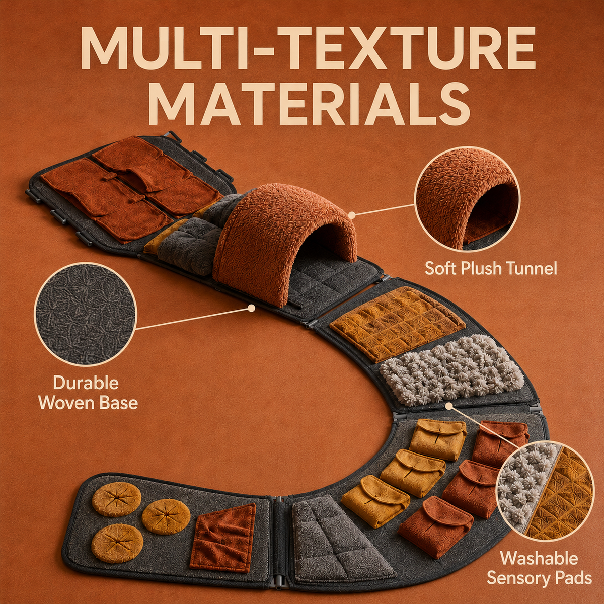 Zelvoripets™ NoseTrail Foldable Scent Runway for Ferrets