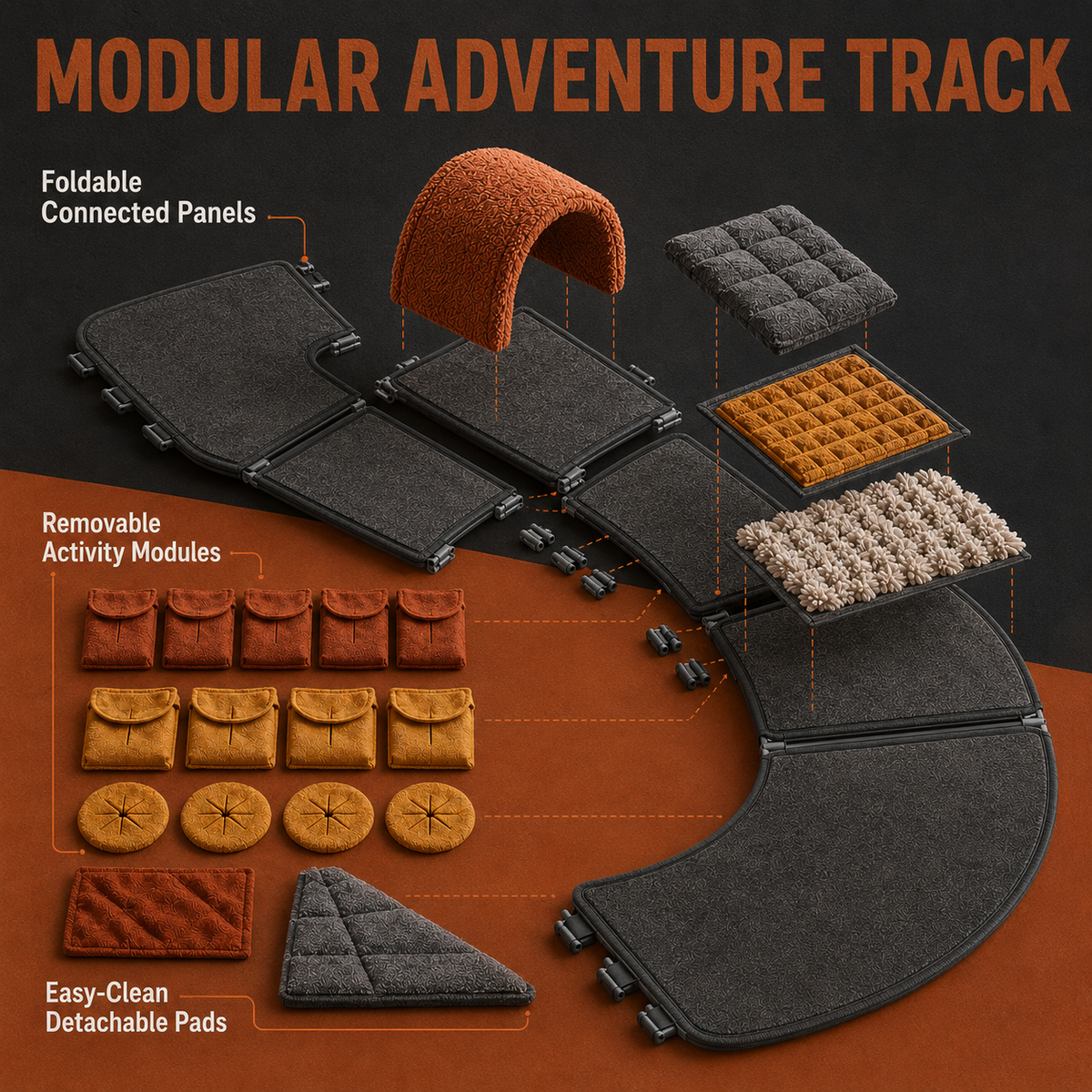 Zelvoripets™ NoseTrail Foldable Scent Runway for Ferrets