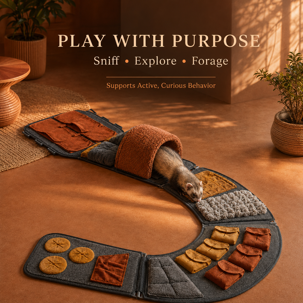 Zelvoripets™ NoseTrail Foldable Scent Runway for Ferrets